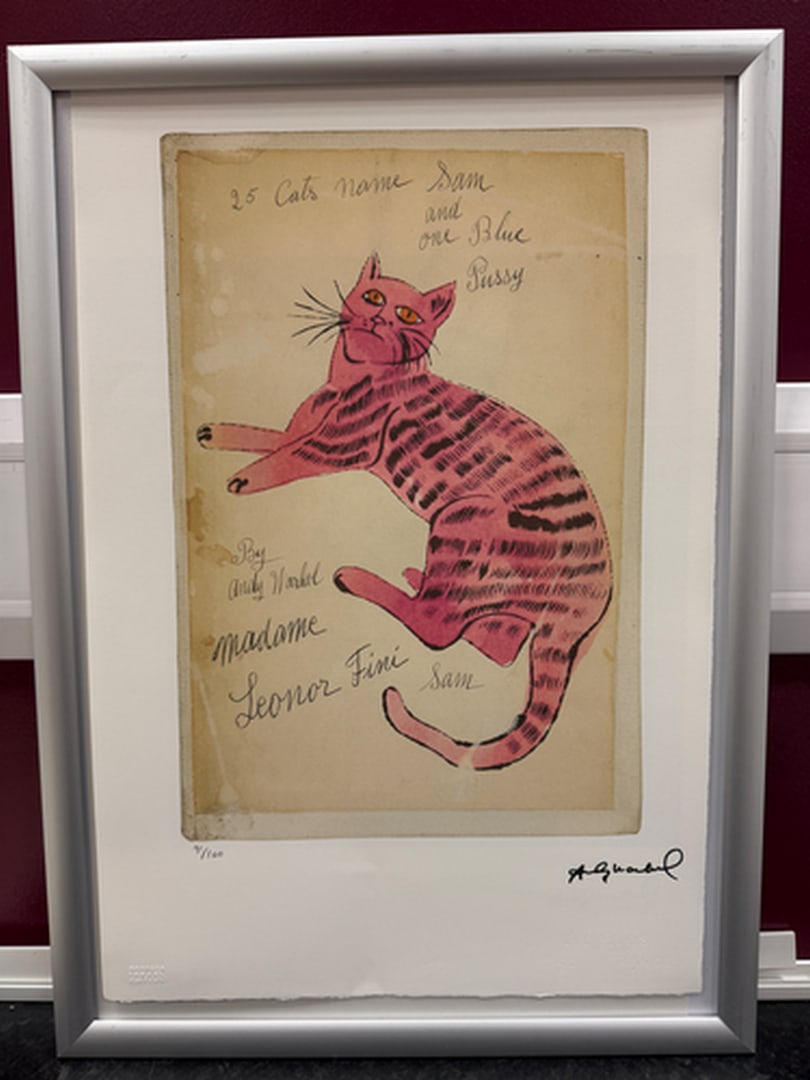 ANDY Warhol, Original, Print, Limited edition, Plate signed: Andy Warhol edition Arabic numbering - numbering 100 copies - Approximate dimensions of the sheet 57.3 x 38.4 cm - INTONSO / IRREGULAR SHEET on 4 sides, weight between 180/210 - Watermark on Arches Fr