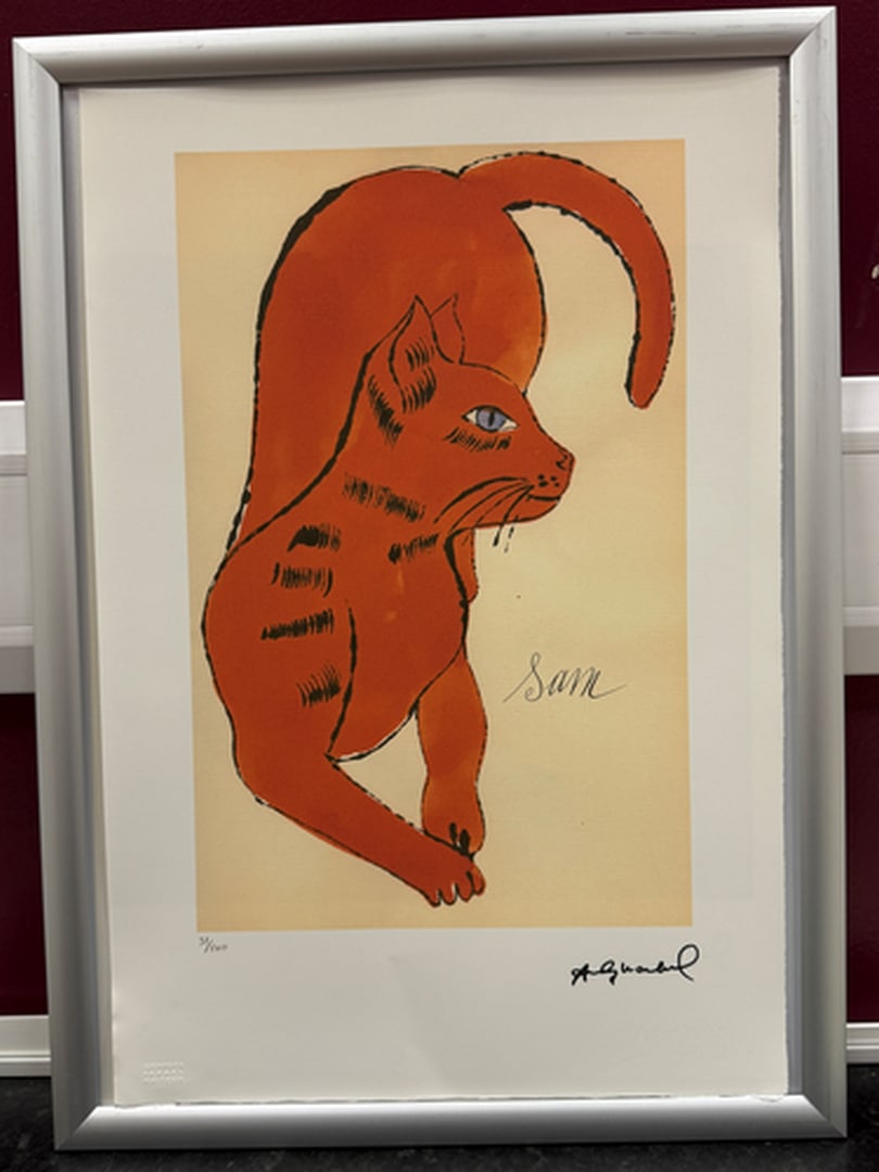 ANDY Warhol, Original, Print, Limited edition, Plate signed: Andy Warhol edition Arabic numbering - numbering 100 copies - Approximate dimensions of the sheet 57.3 x 38.4 cm - INTONSO / IRREGULAR SHEET on 4 sides, weight between 180/210 - Watermark on Arches Fr