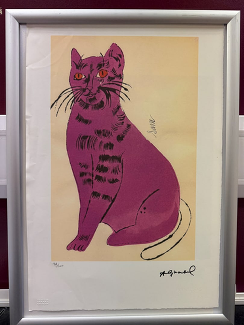 ANDY Warhol, Original, Print, Limited edition, Plate signed: Andy Warhol edition Arabic numbering - numbering 100 copies - Approximate dimensions of the sheet 57.3 x 38.4 cm - INTONSO / IRREGULAR SHEET on 4 sides, weight between 180/210 - Watermark on Arches Fr