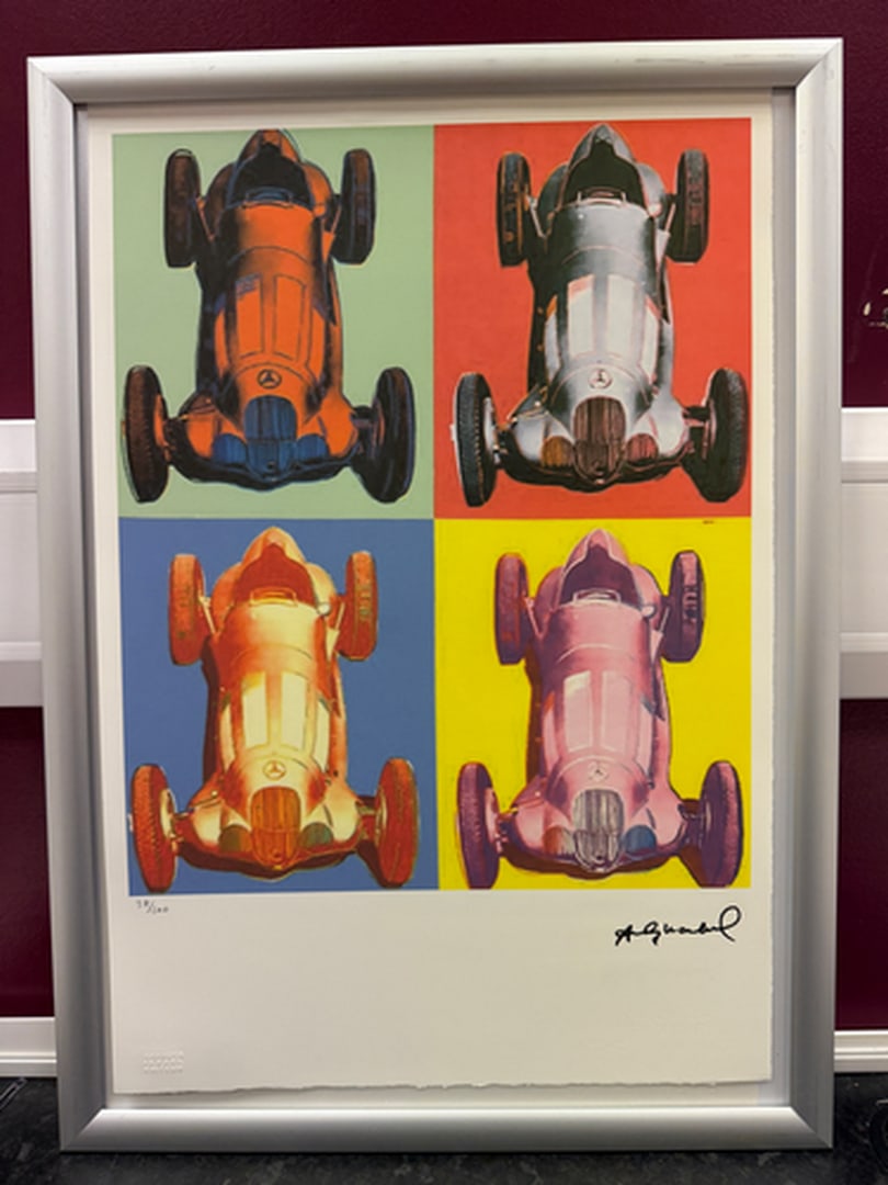 ANDY Warhol, Original, Print, Limited edition, Plate signed: Andy Warhol edition Arabic numbering - numbering 100 copies - Approximate dimensions of the sheet 57.3 x 38.4 cm - INTONSO / IRREGULAR SHEET on 4 sides, weight between 180/210 - Watermark on Arches Fr