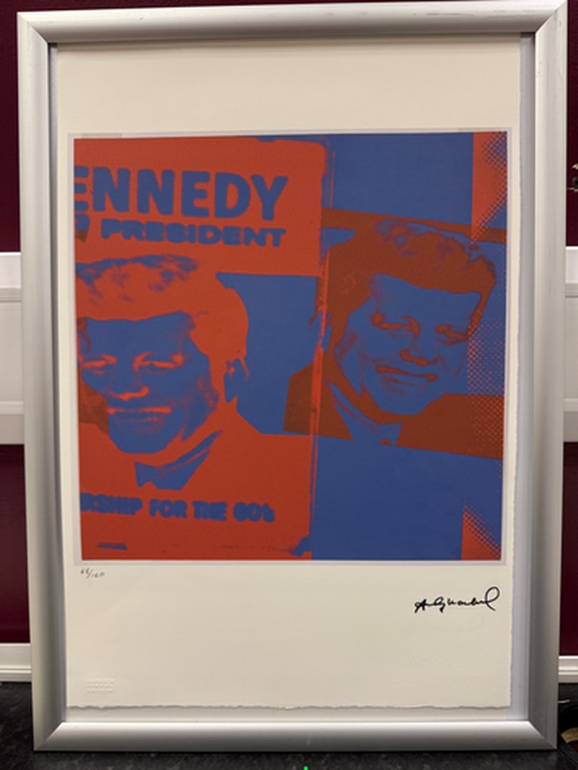 ANDY Warhol, Original, Print, Limited edition, Plate signed: Andy Warhol edition Arabic numbering - numbering 100 copies - Approximate dimensions of the sheet 57.3 x 38.4 cm - INTONSO / IRREGULAR SHEET on 4 sides, weight between 180/210 - Watermark on Arches Fr