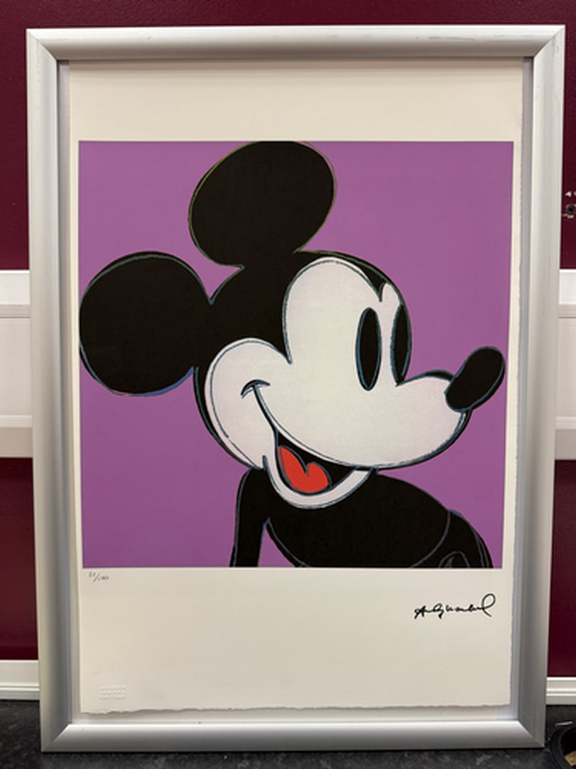 ANDY Warhol, Original, Print, Limited edition, Plate signed: Andy Warhol edition Arabic numbering - numbering 100 copies - Approximate dimensions of the sheet 57.3 x 38.4 cm - INTONSO / IRREGULAR SHEET on 4 sides, weight between 180/210 - Watermark on Arches Fr