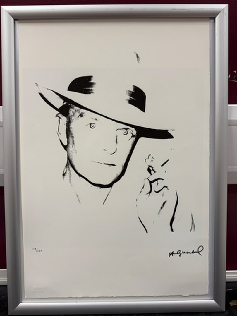 ANDY Warhol, Original, Print, Limited edition, Plate signed: Andy Warhol edition Arabic numbering - numbering 100 copies - Approximate dimensions of the sheet 57.3 x 38.4 cm - INTONSO / IRREGULAR SHEET on 4 sides, weight between 180/210 - Watermark on Arches Fr