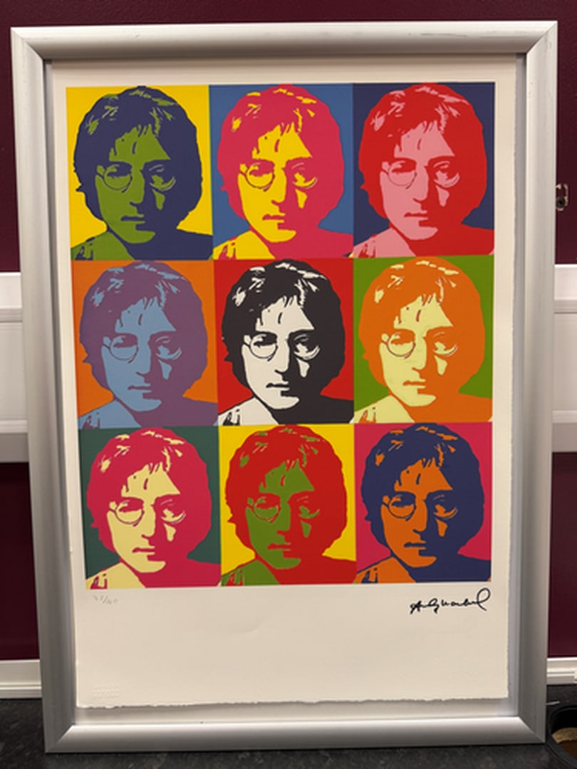 ANDY Warhol, Original, Print, Limited edition, Plate signed: Andy Warhol edition Arabic numbering - numbering 100 copies - Approximate dimensions of the sheet 57.3 x 38.4 cm - INTONSO / IRREGULAR SHEET on 4 sides, weight between 180/210 - Watermark on Arches Fr