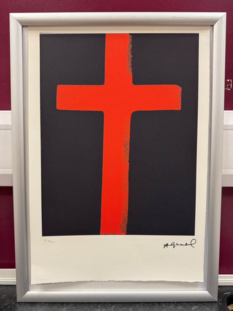 ANDY Warhol, Original, Print, Limited edition, Plate signed: Andy Warhol edition Arabic numbering - numbering 100 copies - Approximate dimensions of the sheet 57.3 x 38.4 cm - INTONSO / IRREGULAR SHEET on 4 sides, weight between 180/210 - Watermark on Arches Fr