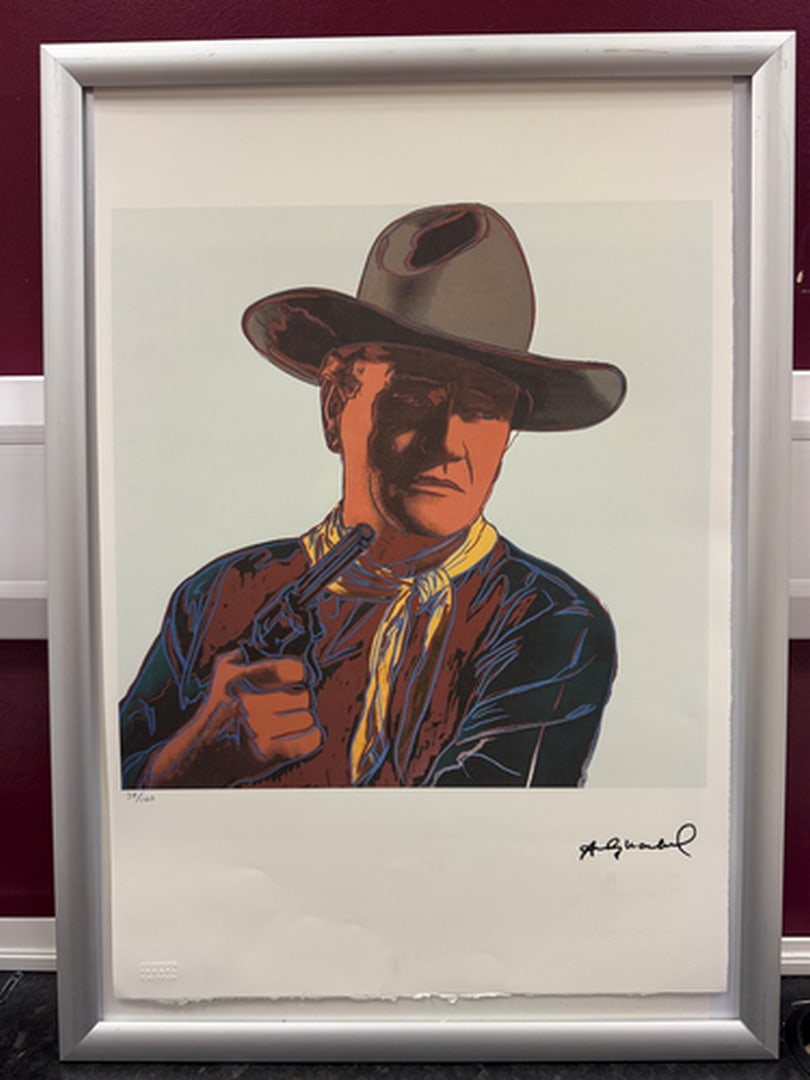 ANDY Warhol, Original, Print, Limited edition, Plate signed: Andy Warhol edition Arabic numbering - numbering 100 copies - Approximate dimensions of the sheet 57.3 x 38.4 cm - INTONSO / IRREGULAR SHEET on 4 sides, weight between 180/210 - Watermark on Arches Fr