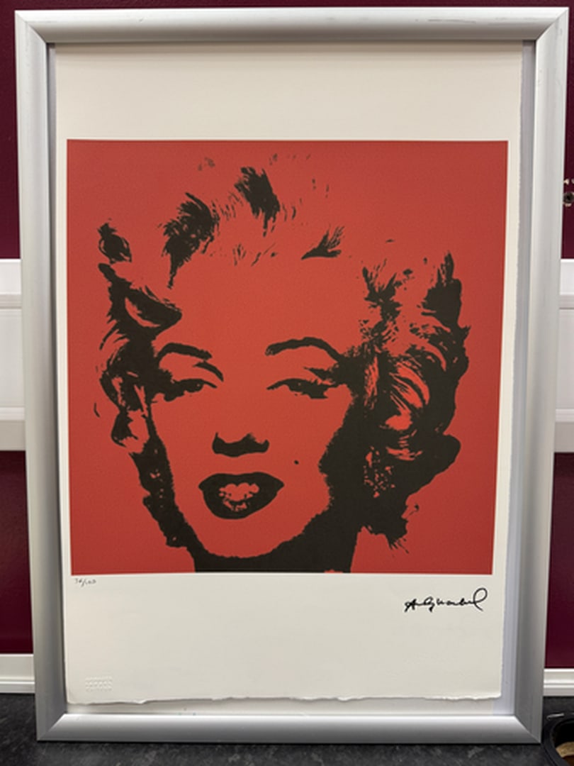 ANDY Warhol, Original, Print, Limited edition, Plate signed: Andy Warhol edition Arabic numbering - numbering 100 copies - Approximate dimensions of the sheet 57.3 x 38.4 cm - INTONSO / IRREGULAR SHEET on 4 sides, weight between 180/210 - Watermark on Arches Fr