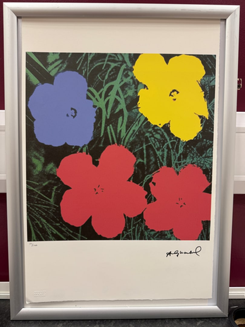 ANDY Warhol, Original, Print, Limited edition, Plate signed: Andy Warhol edition Arabic numbering - numbering 100 copies - Approximate dimensions of the sheet 57.3 x 38.4 cm - INTONSO / IRREGULAR SHEET on 4 sides, weight between 180/210 - Watermark on Arches Fr