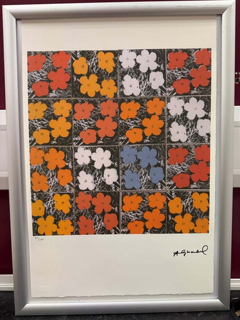 ANDY Warhol, Original, Print, Limited edition, Plate signed: Andy Warhol edition Arabic numbering - numbering 100 copies - Approximate dimensions of the sheet 57.3 x 38.4 cm - INTONSO / IRREGULAR SHEET on 4 sides, weight between 180/210 - Watermark on Arches Fr