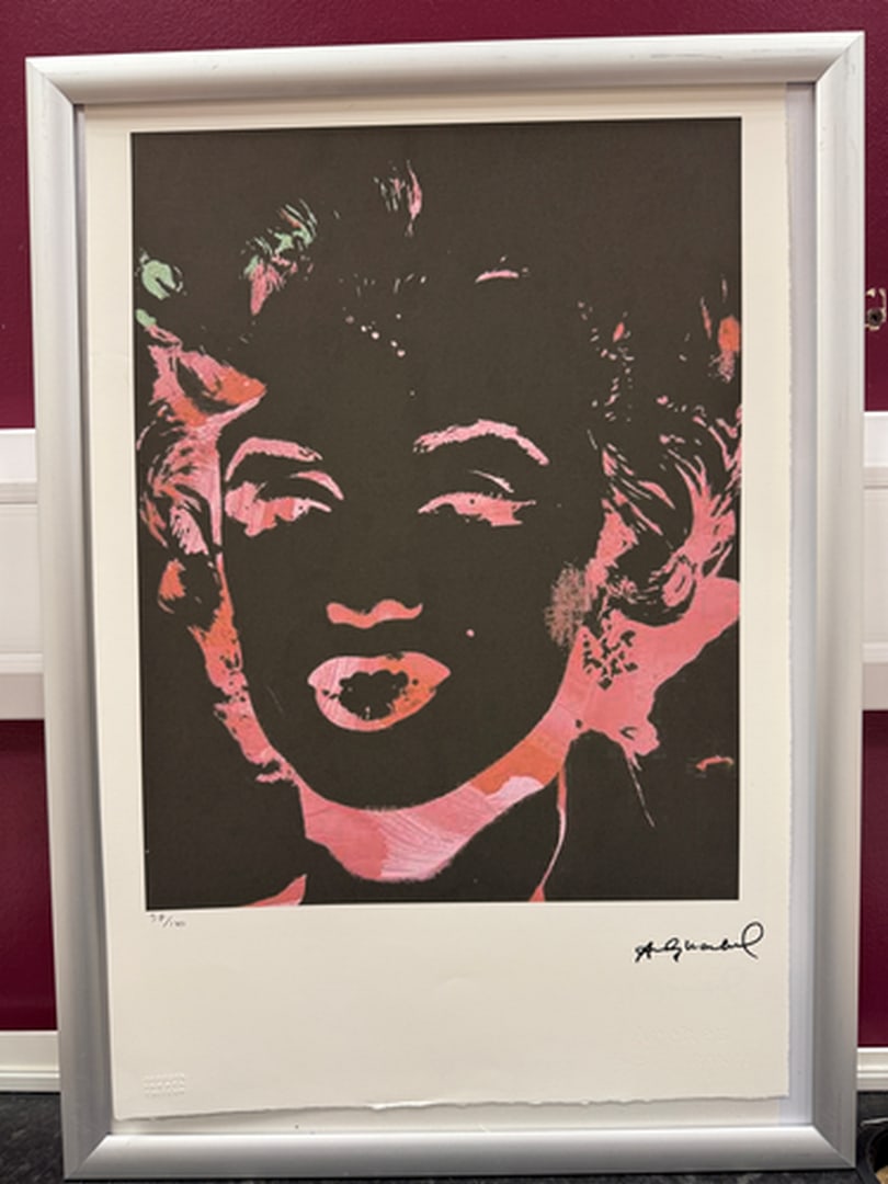 ANDY Warhol, Original, Print, Limited edition, Plate signed: Andy Warhol edition Arabic numbering - numbering 100 copies - Approximate dimensions of the sheet 57.3 x 38.4 cm - INTONSO / IRREGULAR SHEET on 4 sides, weight between 180/210 - Watermark on Arches Fr