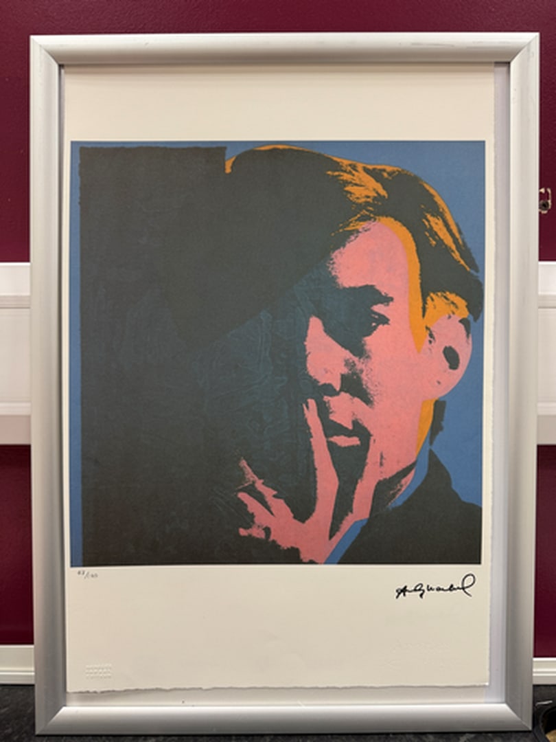 ANDY Warhol, Original, Print, Limited edition, Plate signed: Andy Warhol edition Arabic numbering - numbering 100 copies - Approximate dimensions of the sheet 57.3 x 38.4 cm - INTONSO / IRREGULAR SHEET on 4 sides, weight between 180/210 - Watermark on Arches Fr