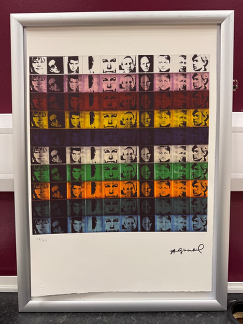 ANDY Warhol, Original, Print, Limited edition, Plate signed: Andy Warhol edition Arabic numbering - numbering 100 copies - Approximate dimensions of the sheet 57.3 x 38.4 cm - INTONSO / IRREGULAR SHEET on 4 sides, weight between 180/210 - Watermark on Arches Fr