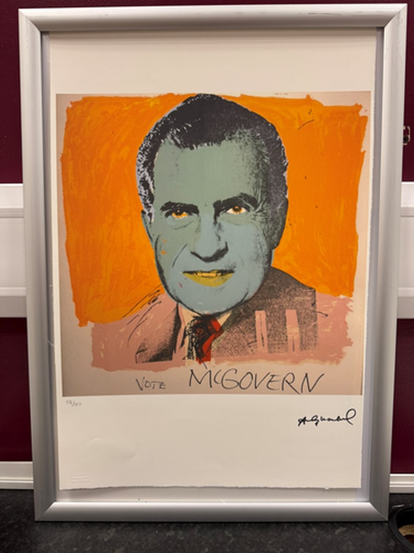ANDY Warhol, Original, Print, Limited edition, Plate signed: Andy Warhol edition Arabic numbering - numbering 100 copies - Approximate dimensions of the sheet 57.3 x 38.4 cm - INTONSO / IRREGULAR SHEET on 4 sides, weight between 180/210 - Watermark on Arches Fr