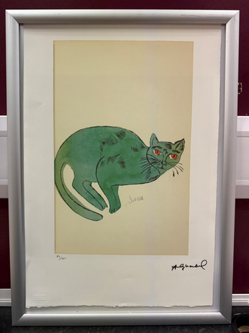 ANDY Warhol, Original, Print, Limited edition, Plate signed: Andy Warhol edition Arabic numbering - numbering 100 copies - Approximate dimensions of the sheet 57.3 x 38.4 cm - INTONSO / IRREGULAR SHEET on 4 sides, weight between 180/210 - Watermark on Arches Fr