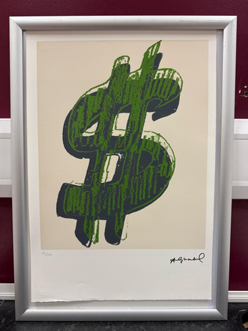 ANDY Warhol, Original, Print, Limited edition, Plate signed: Andy Warhol edition Arabic numbering - numbering 100 copies - Approximate dimensions of the sheet 57.3 x 38.4 cm - INTONSO / IRREGULAR SHEET on 4 sides, weight between 180/210 - Watermark on Arches Fr