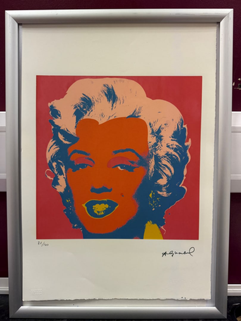 ANDY Warhol, Original, Print, Limited edition, Plate signed: Andy Warhol edition Arabic numbering - numbering 100 copies - Approximate dimensions of the sheet 57.3 x 38.4 cm - INTONSO / IRREGULAR SHEET on 4 sides, weight between 180/210 - Watermark on Arches Fr