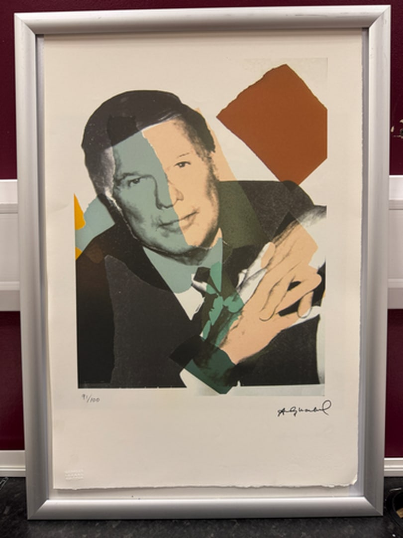 ANDY Warhol, Original, Print, Limited edition, Plate signed: Andy Warhol edition Arabic numbering - numbering 100 copies - Approximate dimensions of the sheet 57.3 x 38.4 cm - INTONSO / IRREGULAR SHEET on 4 sides, weight between 180/210 - Watermark on Arches Fr