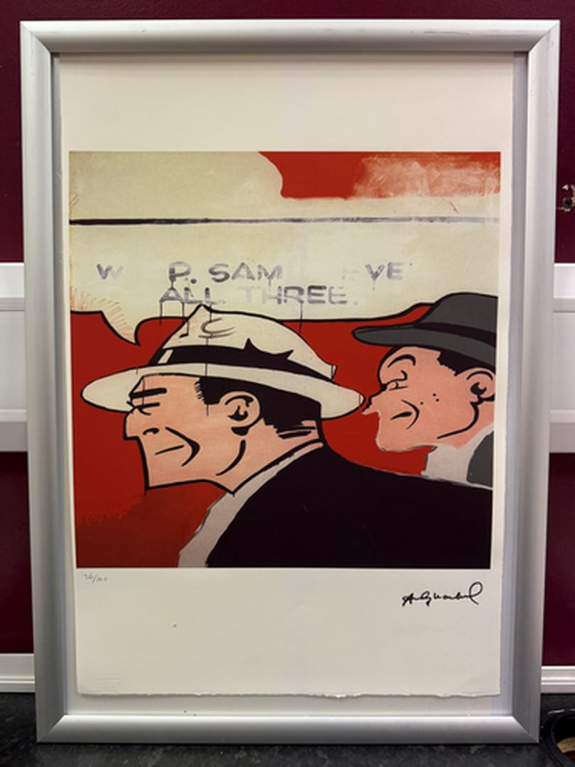 ANDY Warhol, Original, Print, Limited edition, Plate signed: Andy Warhol edition Arabic numbering - numbering 100 copies - Approximate dimensions of the sheet 57.3 x 38.4 cm - INTONSO / IRREGULAR SHEET on 4 sides, weight between 180/210 - Watermark on Arches Fr