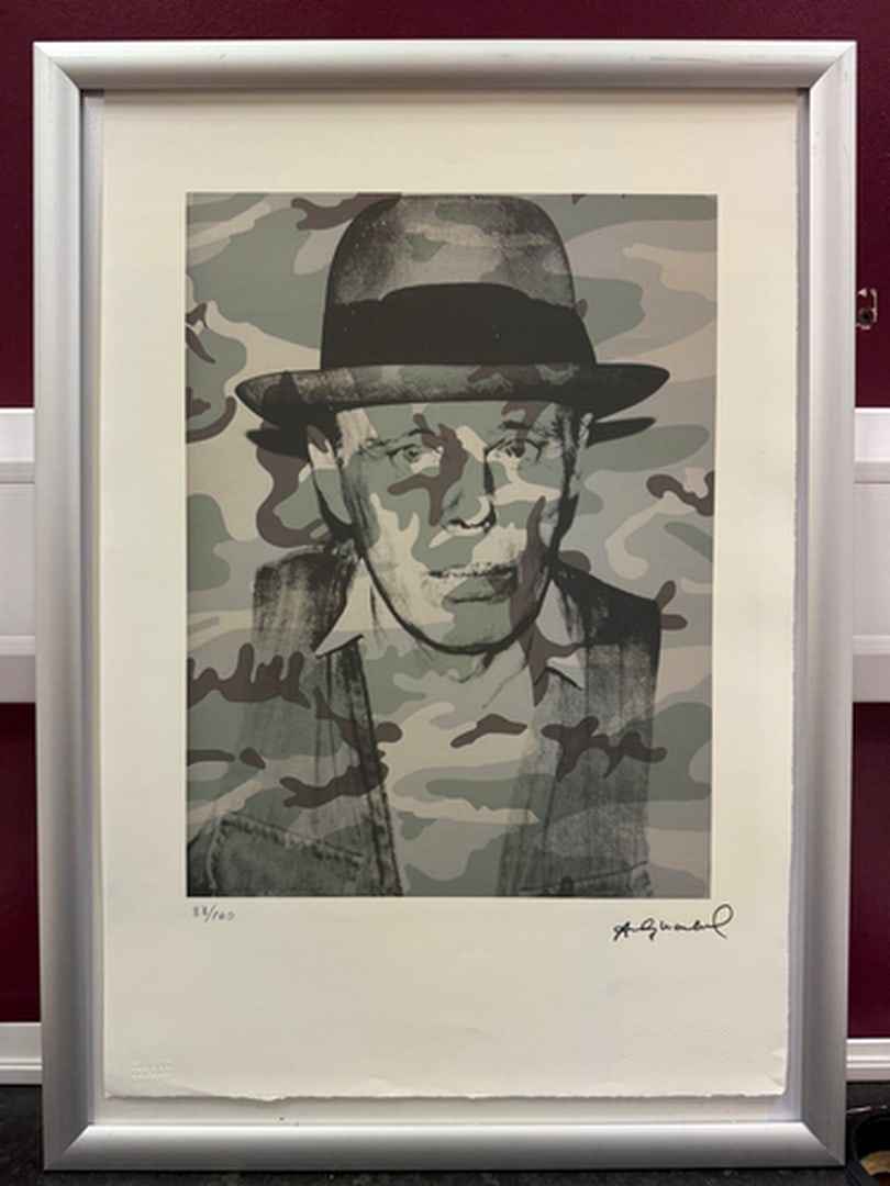 ANDY Warhol, Original, Print, Limited edition, Plate signed: Andy Warhol edition Arabic numbering - numbering 100 copies - Approximate dimensions of the sheet 57.3 x 38.4 cm - INTONSO / IRREGULAR SHEET on 4 sides, weight between 180/210 - Watermark on Arches Fr