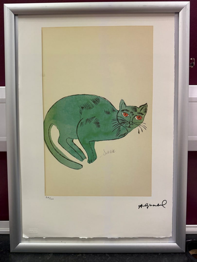 ANDY Warhol, Original, Print, Limited edition, Plate signed: Andy Warhol edition Arabic numbering - numbering 100 copies - Approximate dimensions of the sheet 57.3 x 38.4 cm - INTONSO / IRREGULAR SHEET on 4 sides, weight between 180/210 - Watermark on Arches Fr