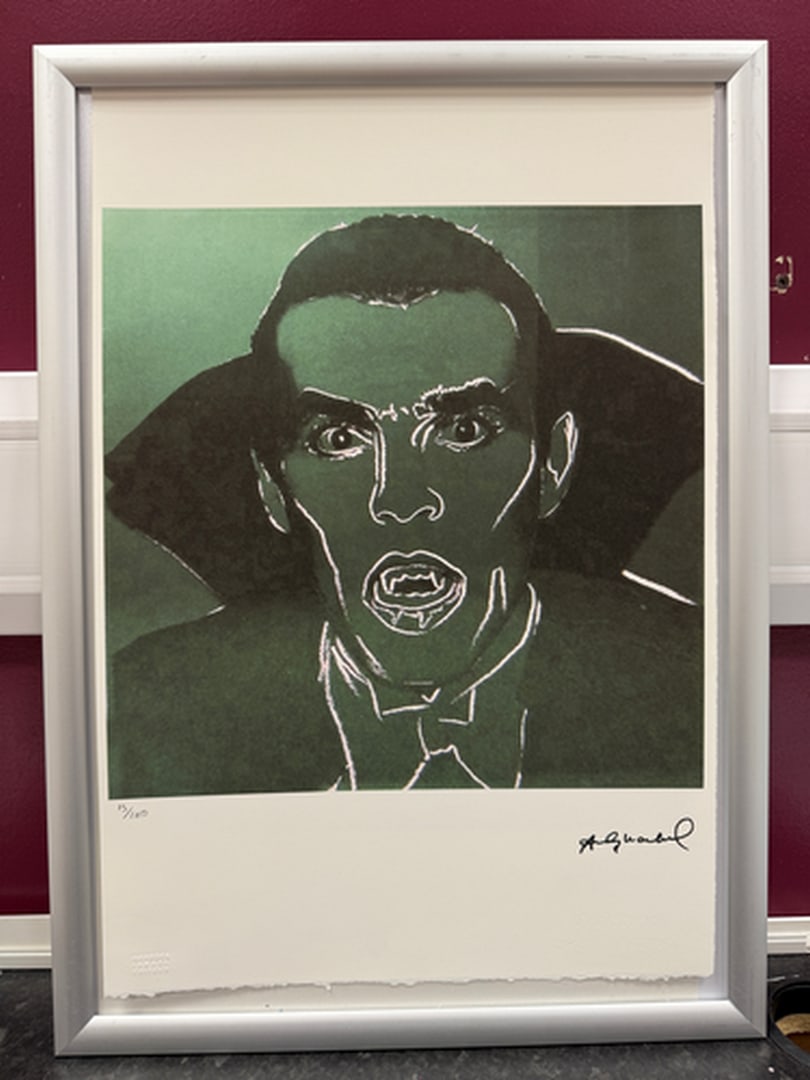 ANDY Warhol, Original, Print, Limited edition, Plate signed: Andy Warhol edition Arabic numbering - numbering 100 copies - Approximate dimensions of the sheet 57.3 x 38.4 cm - INTONSO / IRREGULAR SHEET on 4 sides, weight between 180/210 - Watermark on Arches Fr