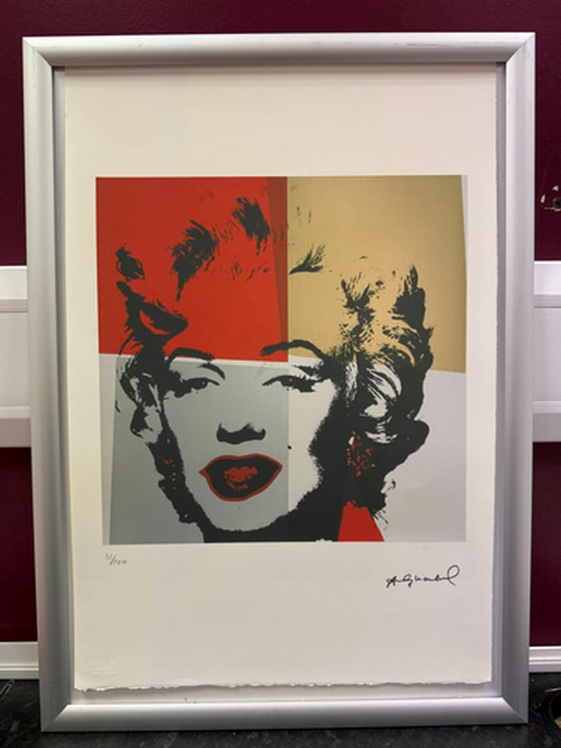 ANDY Warhol, Original, Print, Limited edition, Plate signed: Andy Warhol edition Arabic numbering - numbering 100 copies - Approximate dimensions of the sheet 57.3 x 38.4 cm - INTONSO / IRREGULAR SHEET on 4 sides, weight between 180/210 - Watermark on Arches Fr