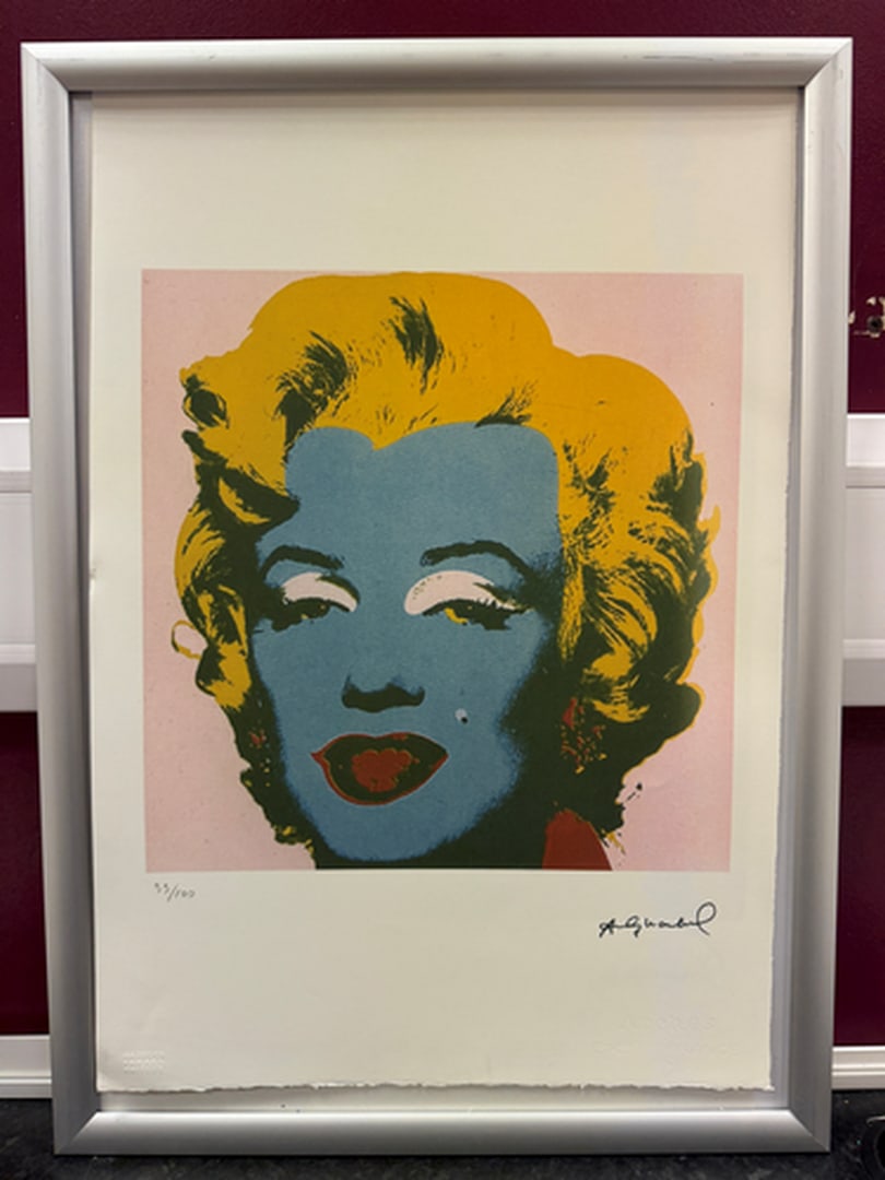 ANDY Warhol, Original, Print, Limited edition, Plate signed: Andy Warhol edition Arabic numbering - numbering 100 copies - Approximate dimensions of the sheet 57.3 x 38.4 cm - INTONSO / IRREGULAR SHEET on 4 sides, weight between 180/210 - Watermark on Arches Fr