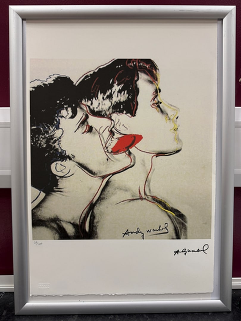 ANDY Warhol, Original, Print, Limited edition, Plate signed: Andy Warhol edition Arabic numbering - numbering 100 copies - Approximate dimensions of the sheet 57.3 x 38.4 cm - INTONSO / IRREGULAR SHEET on 4 sides, weight between 180/210 - Watermark on Arches Fr