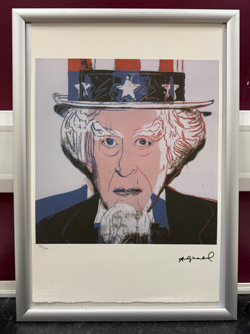 ANDY Warhol, Original, Print, Limited edition, Plate signed: Andy Warhol edition Arabic numbering - numbering 100 copies - Approximate dimensions of the sheet 57.3 x 38.4 cm - INTONSO / IRREGULAR SHEET on 4 sides, weight between 180/210 - Watermark on Arches Fr