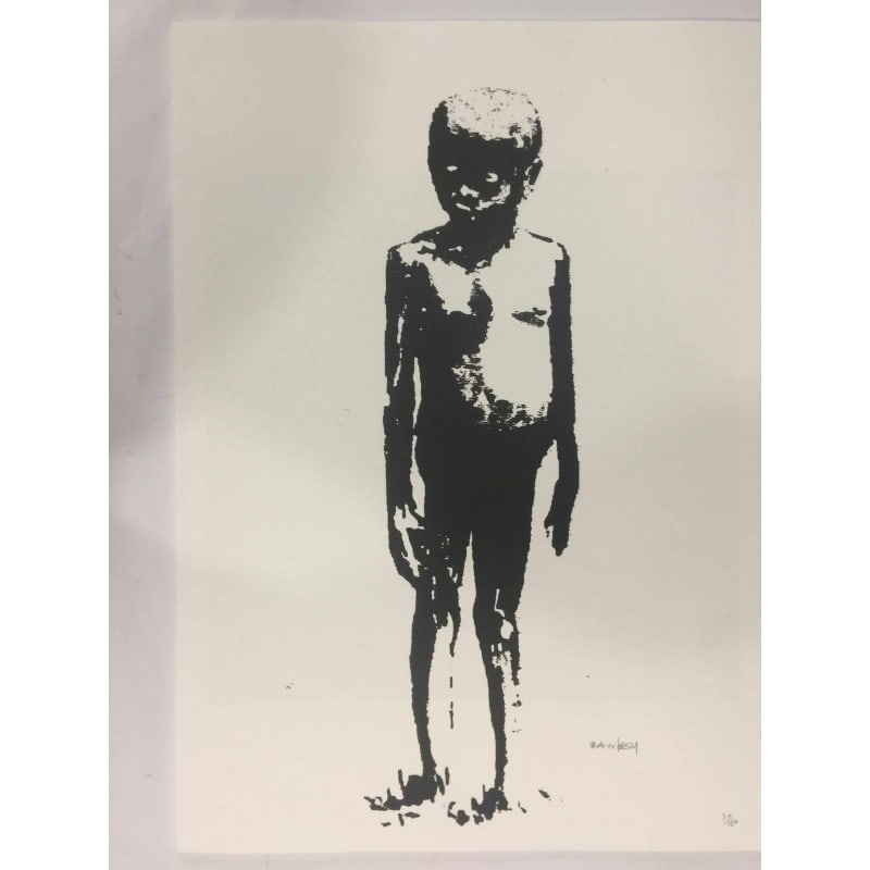 Banksy, In the manner of?, Limited Edition, Signed Print, Seal, Stamp,: Banksy, In the manner of?, Limited Edition, Signed Print, Seal, Stamp, Limited edition of (150) signed lithograph offset on Fabriano Cotton Privilege paper, with Grafi