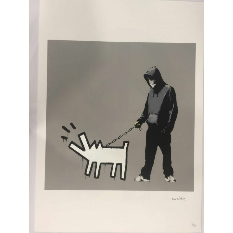 Banksy, In the manner of?, Limited Edition, Signed Print, Seal, Stamp,: Banksy, In the manner of?, Limited Edition, Signed Print, Seal, Stamp, Limited edition of (150) signed lithograph offset on Fabriano Cotton Privilege paper, with Grafi