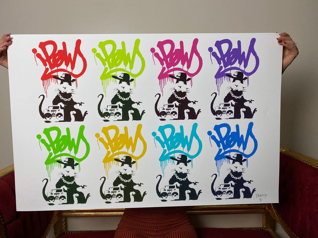 Banksy, In the manner of?, COA. Walled Off Hotel, Original, Limited Edition. Signed. Numbered.: Direct from the walled of Hotel Art Gallery UK, Limited Edition Prints. Please note all artworks here are created by our local artist and NOT by artist Banksy himself. This artwork w