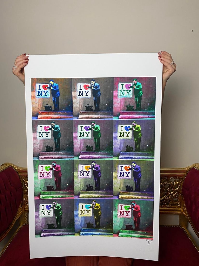Banksy, In the manner of?, COA. Walled Off Hotel, Original, Limited Edition. Signed. Numbered: Direct from the walled of Hotel Art Gallery UK, Limited Edition Prints. Please note all artworks here are created by our local artist and NOT by artist Banksy himself. This artwork w