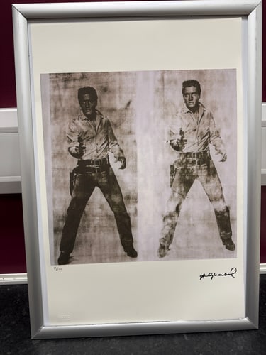Andy Warhol, Original, Print, Limited addition, Plate signed, Seal, Stamped,: Andy Warhol, Original, Print, Limited addition, Plate signed, Seal, Stamped, Andy Warhol edition Arabic numbering - numbering 100 copies - Approximate dimensions of the sheet 57.3 x 38.4 cm - INTONSO 