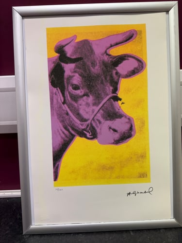 Andy Warhol, Original, Print, Limited addition, Plate signed, Seal, Stamped,: Andy Warhol, Original, Print, Limited addition, Plate signed, Seal, Stamped, Andy Warhol edition Arabic numbering - numbering 100 copies - Approximate dimensions of the sheet 57.3 x 38.4 cm - INTONSO 