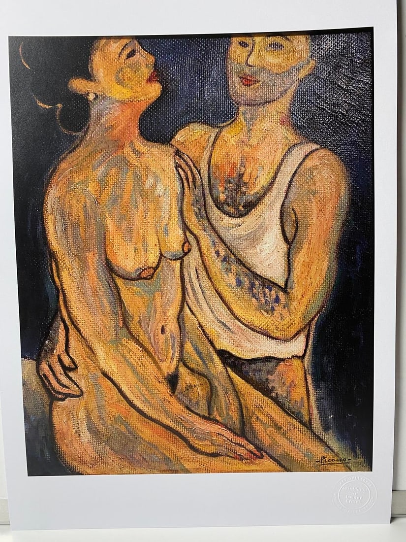 Pablo Picasso, Original Print, Limited Edition, Gallery Seal, Stamped, (1 of 7)