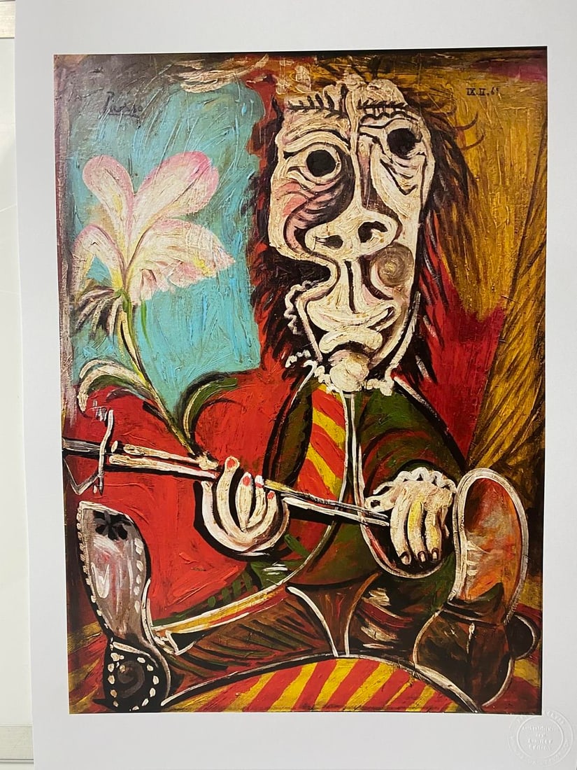 Pablo Picasso, Original Print, Limited Edition, Gallery Seal, Stamped, (1 of 8)