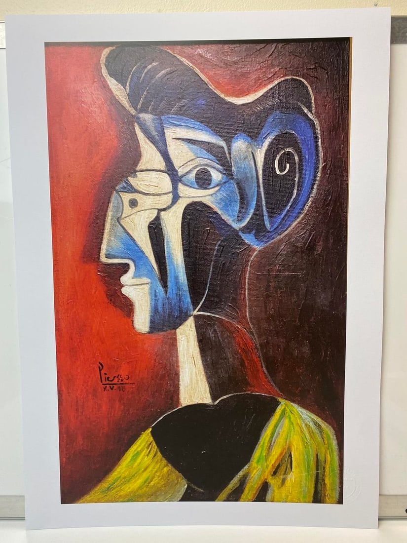 Pablo Picasso, Original Print, Limited Edition, Gallery Seal, Stamped,: Pablo Picasso, Original Print, Limited Edition, Gallery Seal, Stamped, Digital print on paper, Solid Finishing: Classic (300gsm) Limited Edition of 2500 Numbered and Stamped Sizes- 32 x 45cm