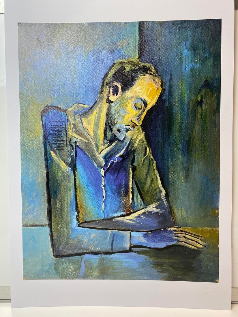 Pablo Picasso, Original Print, Limited Edition, Gallery Seal, Stamped,: Pablo Picasso, Original Print, Limited Edition, Gallery Seal, Stamped, Digital print on paper, Solid Finishing: Classic (300gsm) Limited Edition of 2500 Numbered and Stamped Sizes- 32 x 45cm