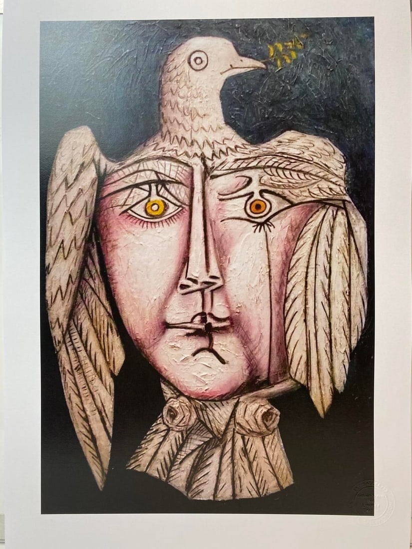 Pablo Picasso, Original Print, Limited Edition, Gallery Seal, Stamped,: Pablo Picasso, Original Print, Limited Edition, Gallery Seal, Stamped, Digital print on paper, Solid Finishing: Classic (300gsm) Limited Edition of 2500 Numbered and Stamped Sizes- 32 x 45cm