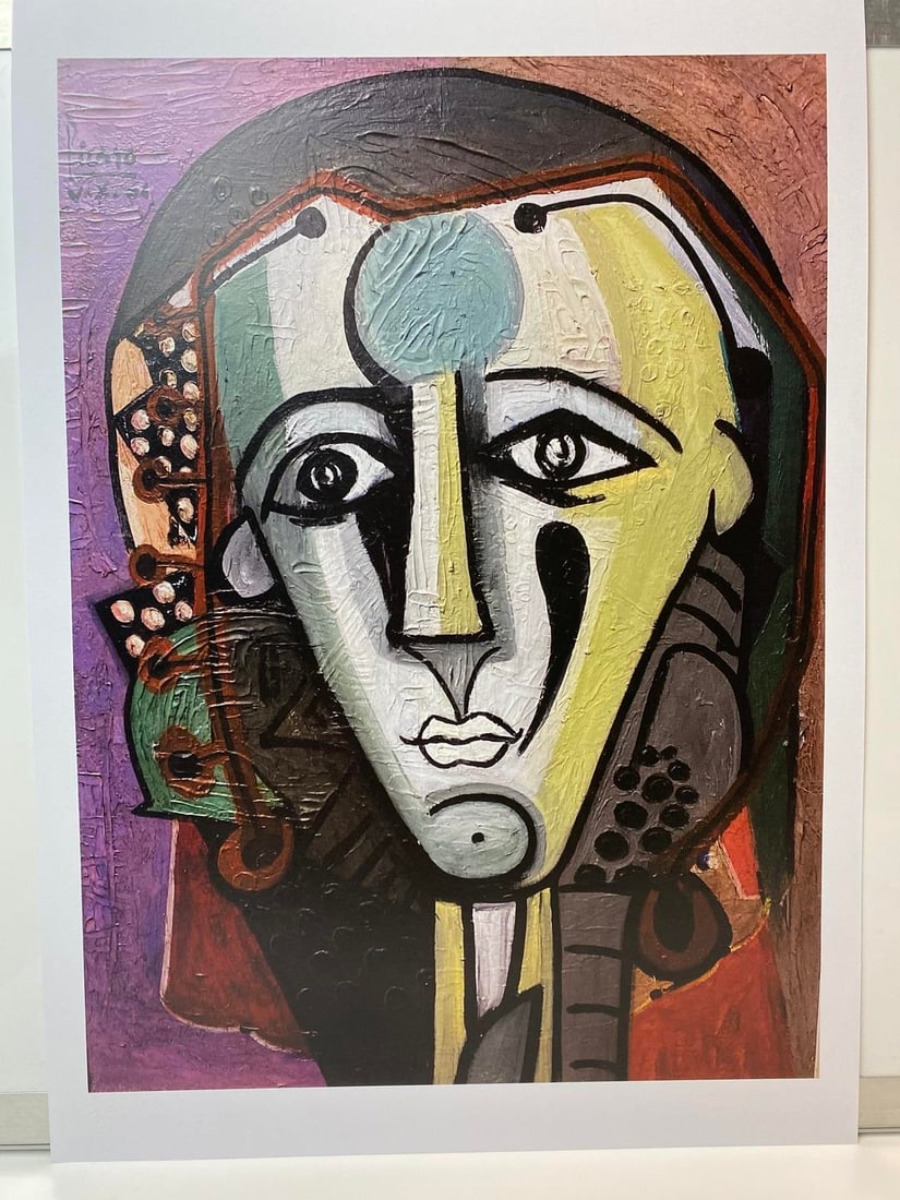 Pablo Picasso, Original Print, Limited Edition, Gallery Seal, Stamped,: Pablo Picasso, Original Print, Limited Edition, Gallery Seal, Stamped, Digital print on paper, Solid Finishing: Classic (300gsm) Limited Edition of 2500 Numbered and Stamped Sizes- 32 x 45cm