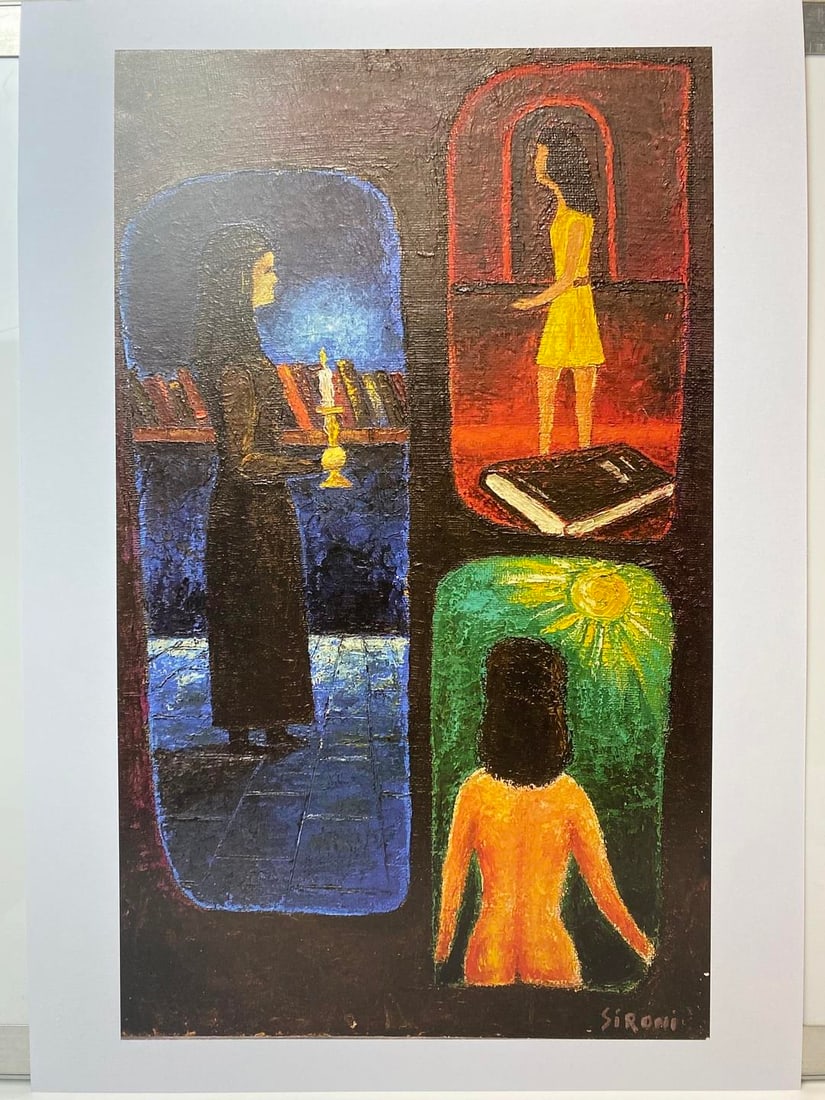 Mario Sironi- Original Print, Limited Edition Print Plate Signed, (1 of 7)