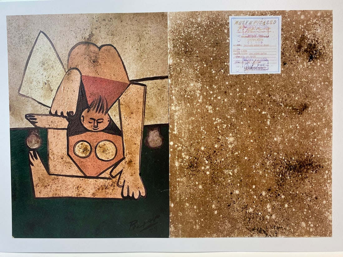 Picasso (After) 1959, Desdudosobre un divao, Signed In Print: Picasso, (After) Limited Edition Print Digital print Solid Finishing: Classic (300gsm)Limited Edition of 2500 Numbered and Stamped Sizes- 32cm x 45cm Art Gallery99 Invoice Certificate Of Authent