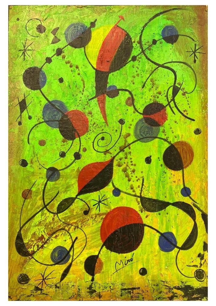 Joan Miro Original Print, Limited Edition, Gallery Seal, Stamped,: Joan Miro Original Print, Limited Edition, Gallery Seal, Stamped, Digital print on paper, Solid Finishing: Classic (300gsm) Limited Edition of 2500 Numbered and Stamped Sizes- 32 x 45cm