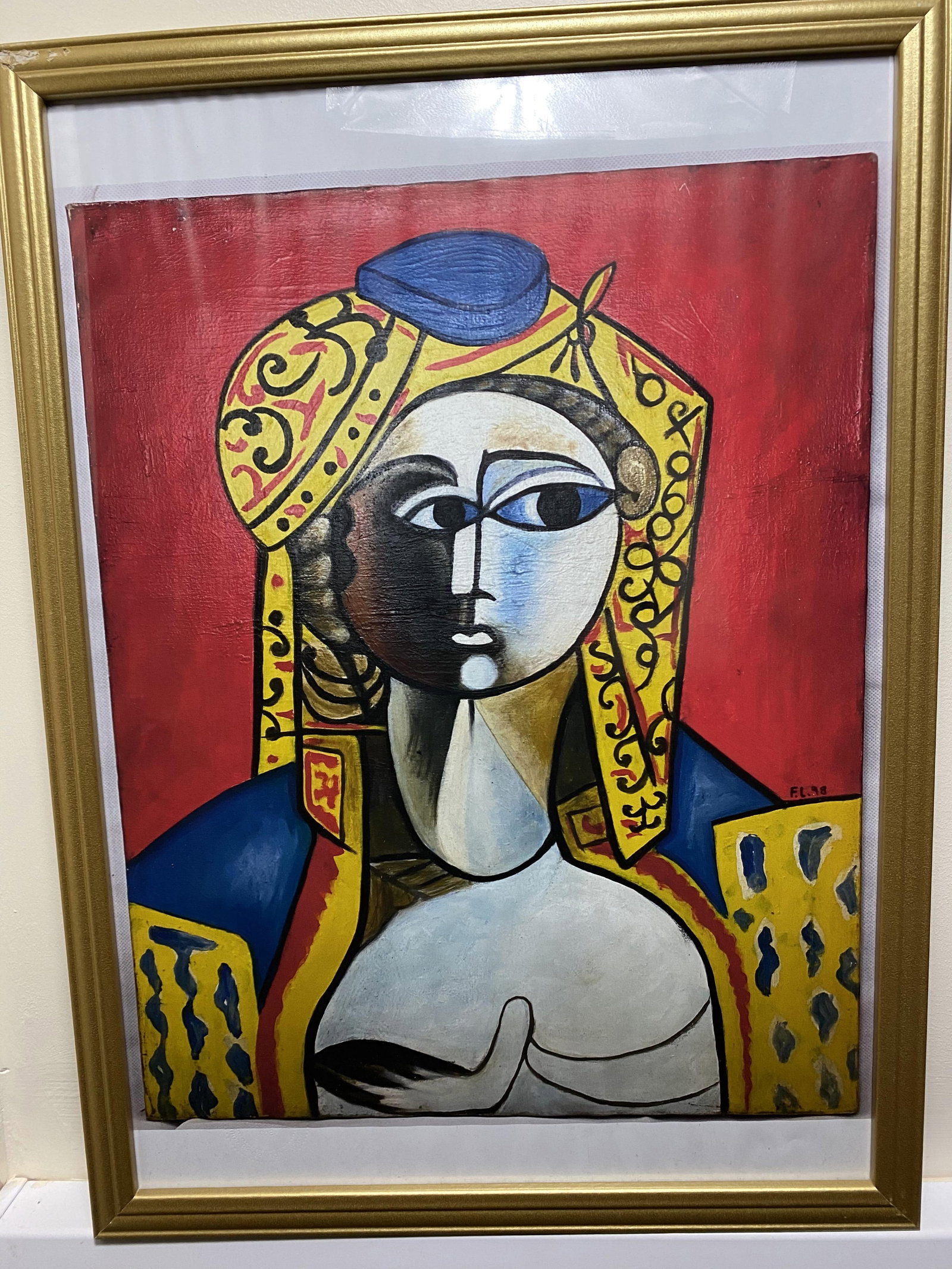 Fernand L?ger, Original Poster, Gallery99 Limited Edition Plate Signed,: Fernand Léger, Original Poster,Gallery99 Limited Edition Plate Signed, printed on a glossy paper, measurements, 420 x 594 mm with watermark seal and stamp on the back from art gallery99 private