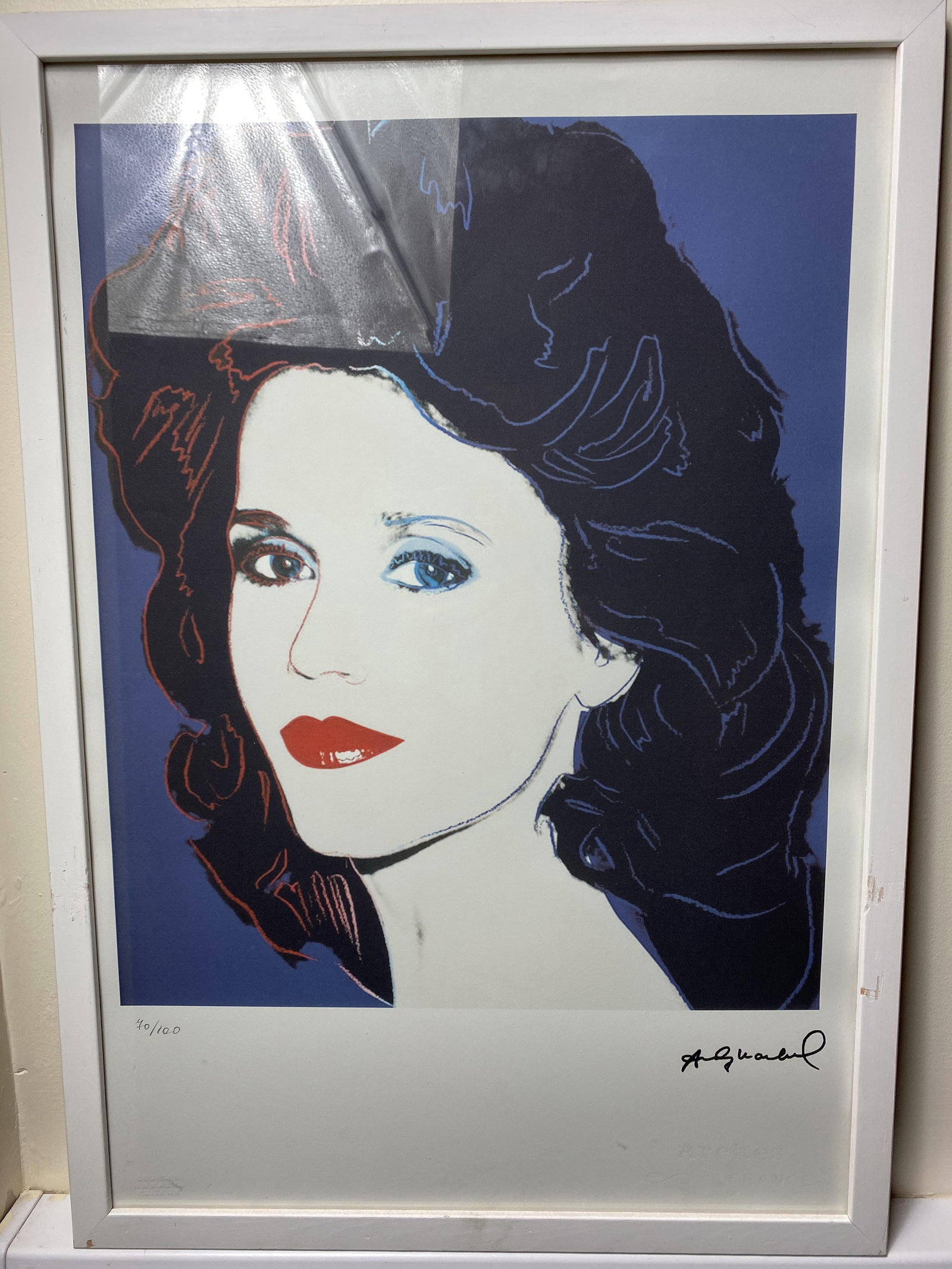 ?ANDY Warhol, Original, Print, Limited addition, Plate signed,?: ANDY Warhol, Original, Print, Limited addition, Plate signed,? Andy Warhol edition Arabic numbering - numbering 100 copies - Approximate dimensions of the sheet 57.3 x 38.4 cm - INTONSO / IRREGULAR SH