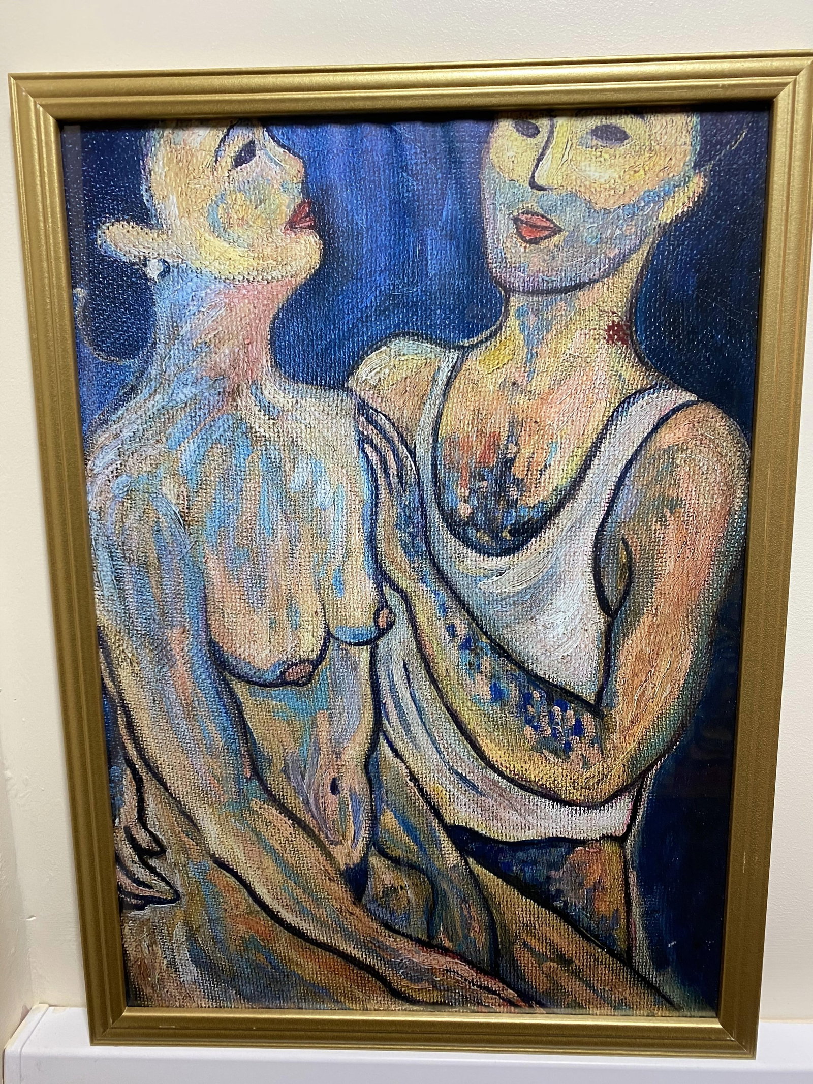 Picasso, Original Poster,Gallery99 Limited Edition,: Picasso & Jacqueline, Limited edition poster printed on a glossy paper, measurements, 420 x 594 mm with watermark seal and stamp on the back from art gallery99 private collection. Please note artw
