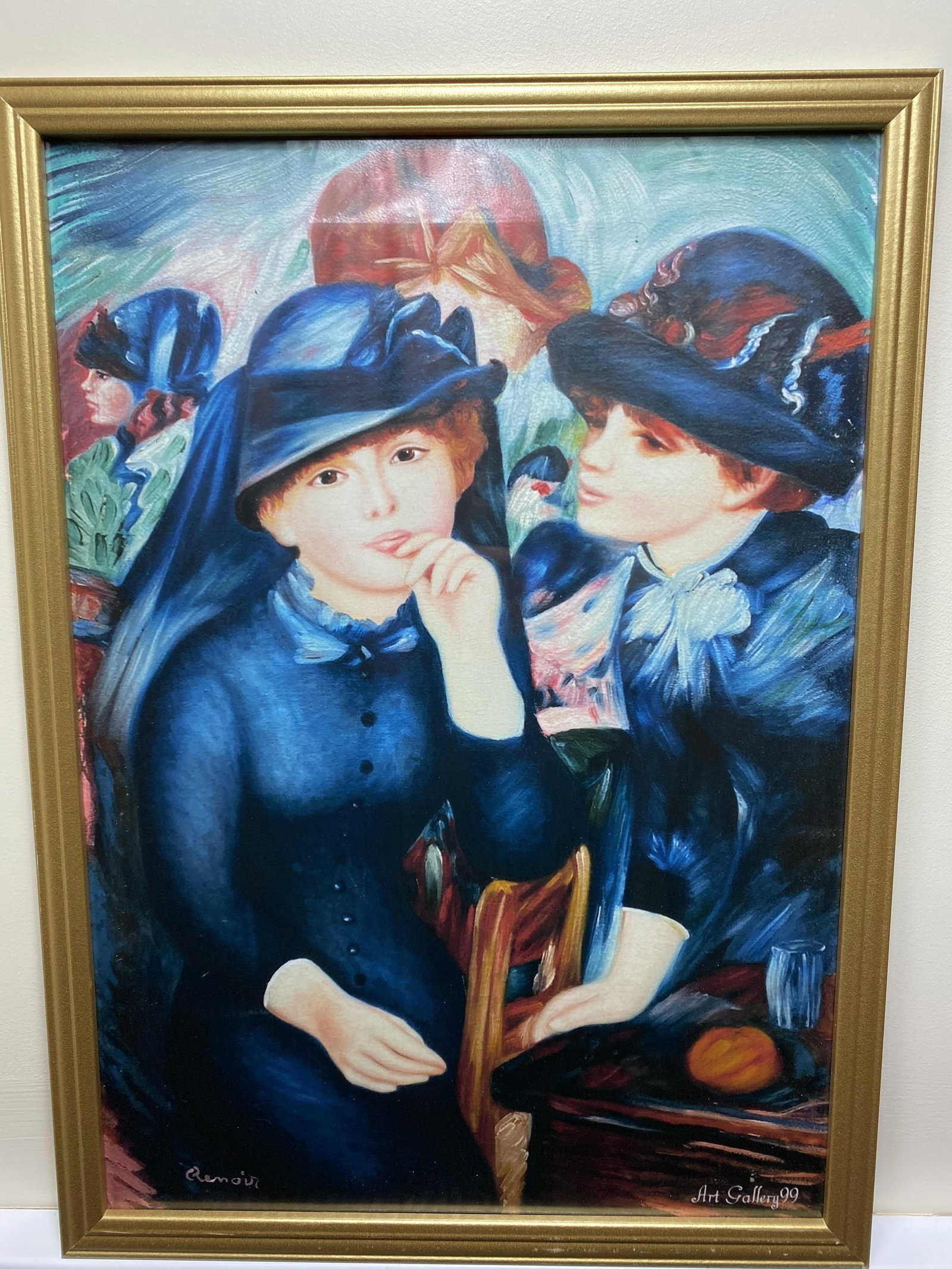 Pierre-Auguste Renoir (After) Original Poster,Gallery99 Limited Edition Plate Signed,: Limited edition poster printed on a glossy paper, measurements, 45cm x 32cm with watermark seal and stamp on the back from art gallery99 private collection. Please note artwork would be shipped 