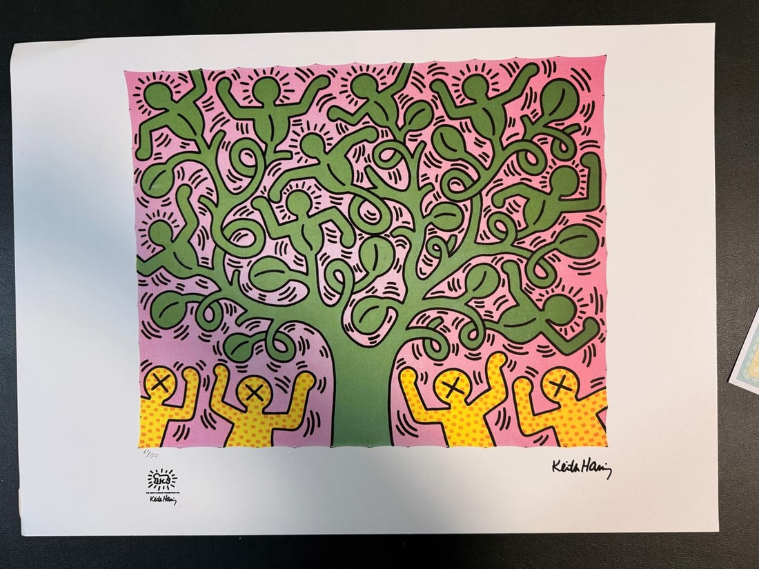 Keith Haring - Untitled, Untitled (Tree of Life). Limited Edition (1 of 4)