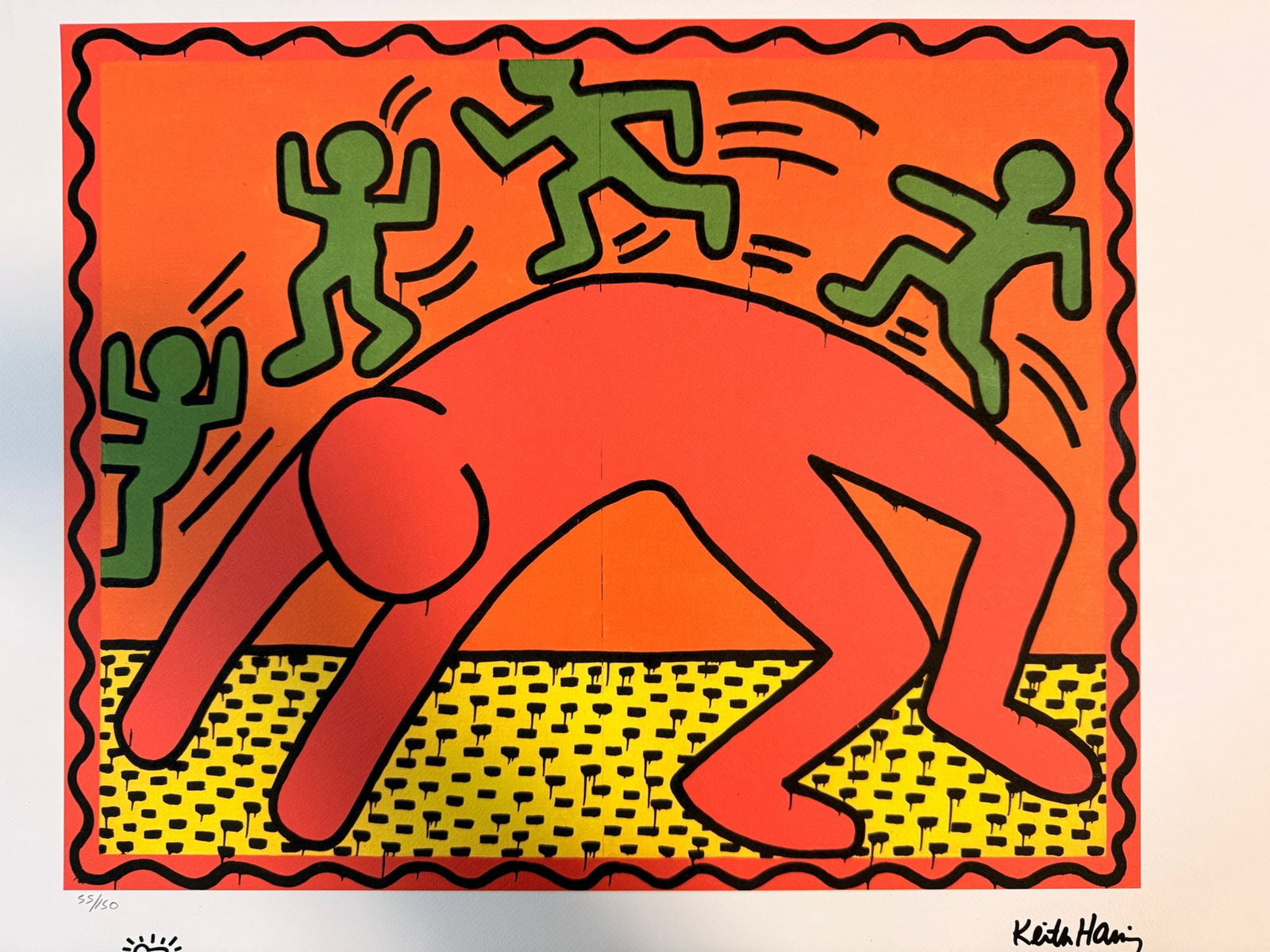 Keith Haring Bending Over Backwards, Limited Edition (1 of 4)